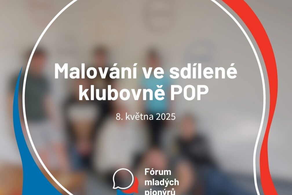 Malování ve sdílené klubovně POP